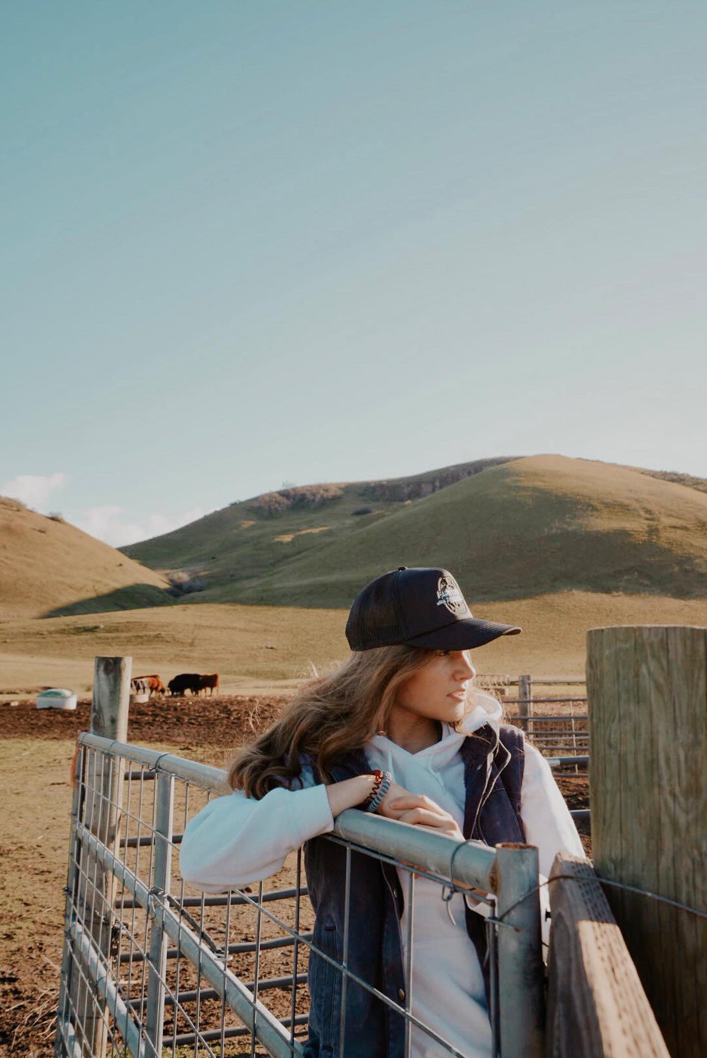FARMS OVER PHARMA TRUCKER HAT (BLACK WITH WHITE/CHARCOAL)