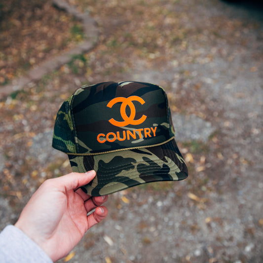 Country Trucker Hat (Forest/Camo)