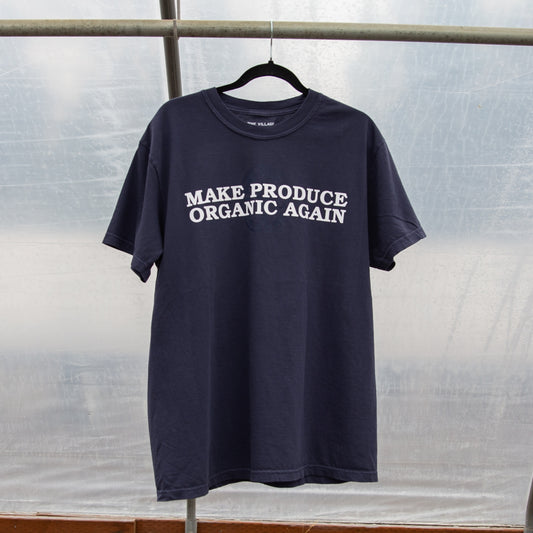 Make Produce Organic Again T-Shirt (Navy)