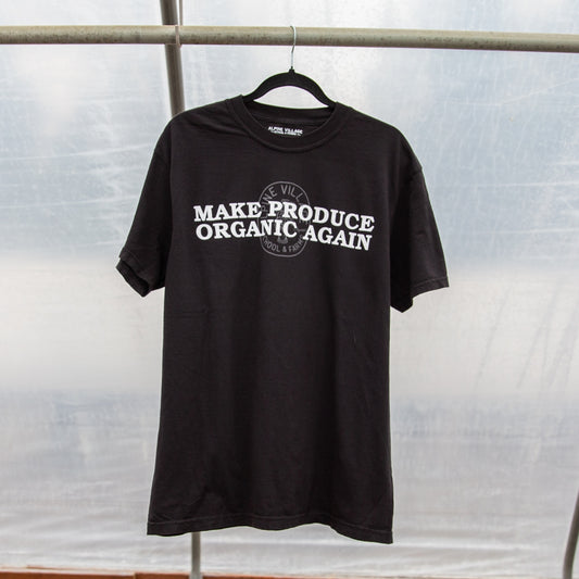 Make Produce Organic Again T-Shirt (Black)