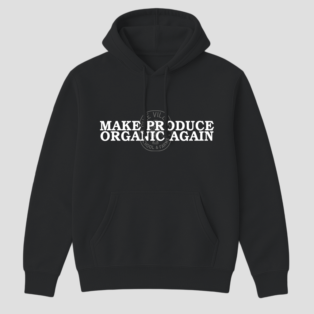 Make Produce Organic Again Hoodie (Black)