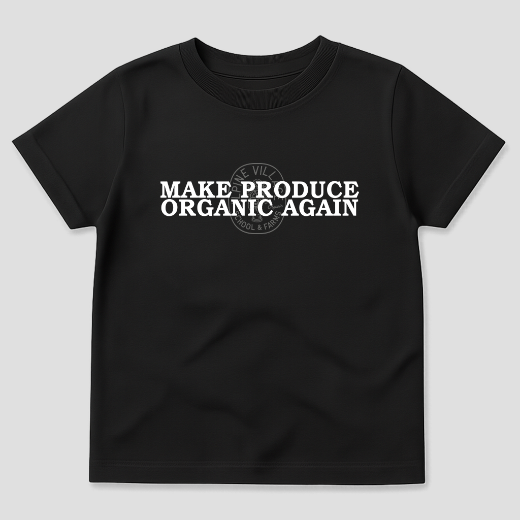Make Produce Organic Again T-Shirt - Kids (Black)