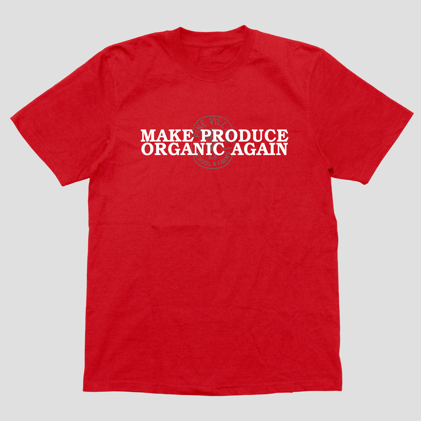 Make Produce Organic Again T-Shirt (Red)