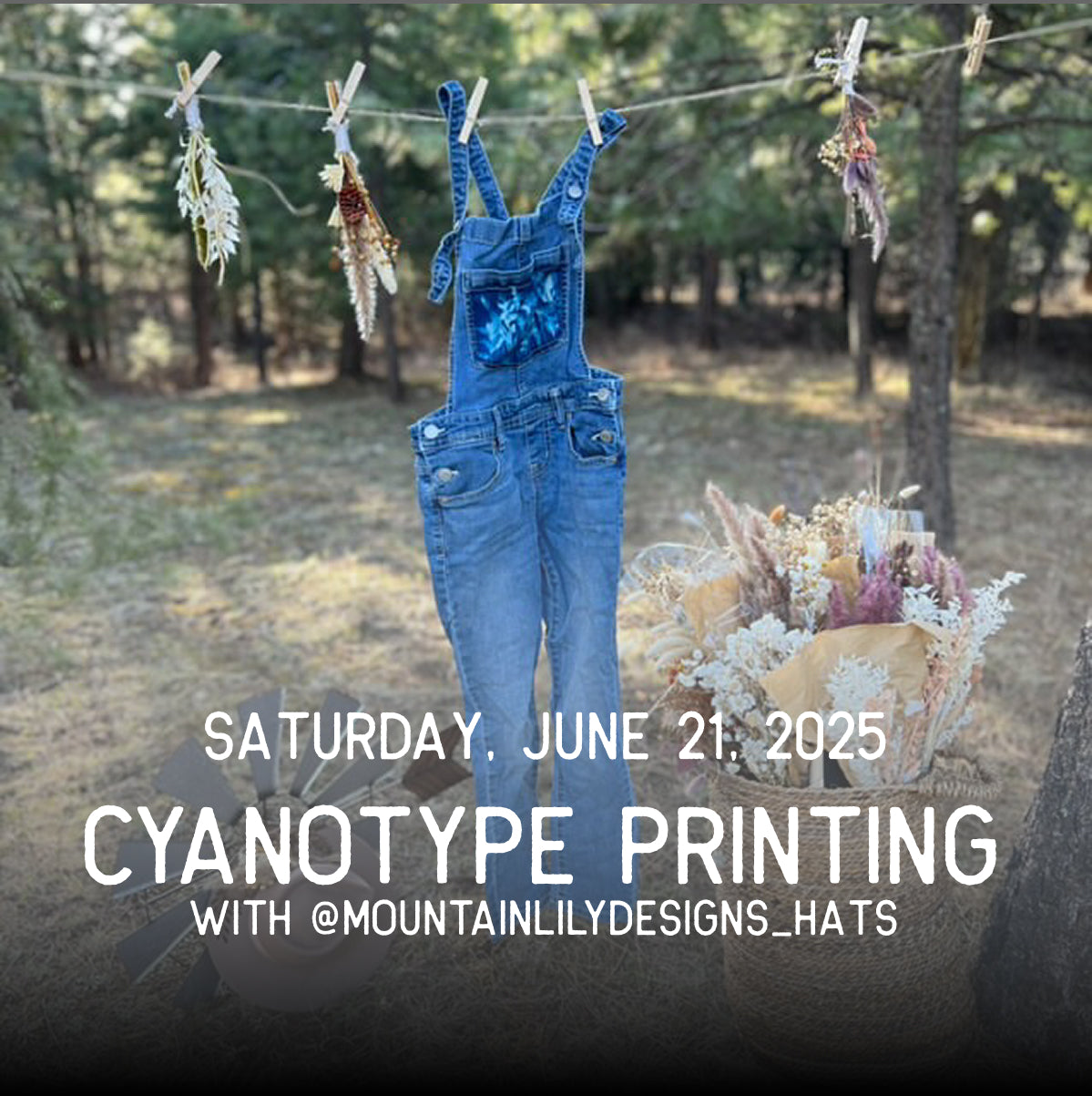 6/21/25 - CYANOTYPE PRINTING