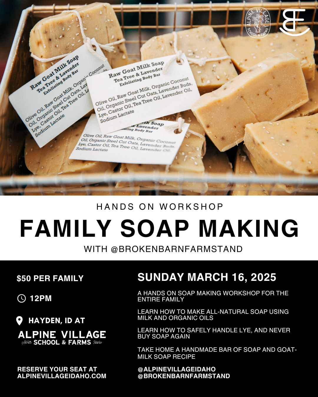 3/16/25 - FAMILY SOAP MAKING