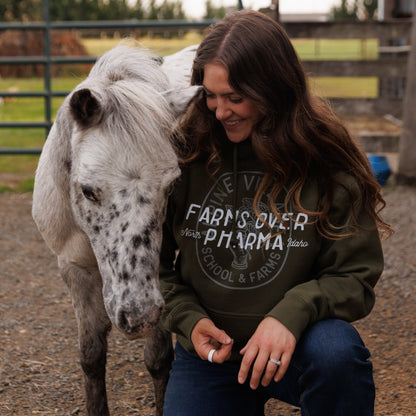 Farms Over Pharma Hoodie (Army Green)