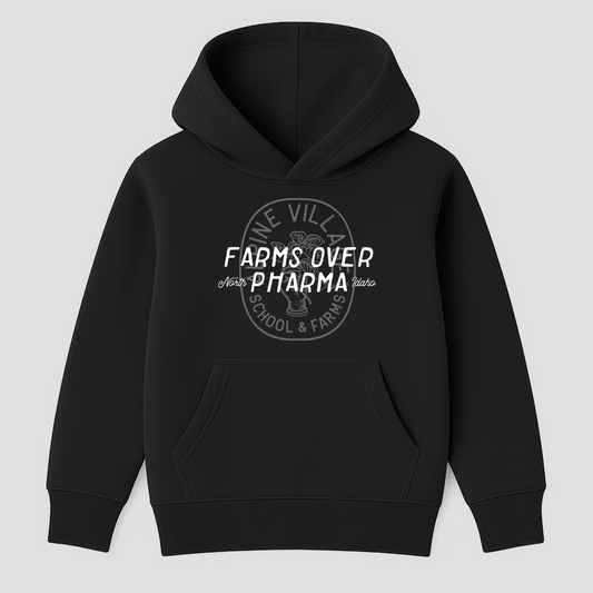 Farms Over Pharma Hoodie - Kids (Black)