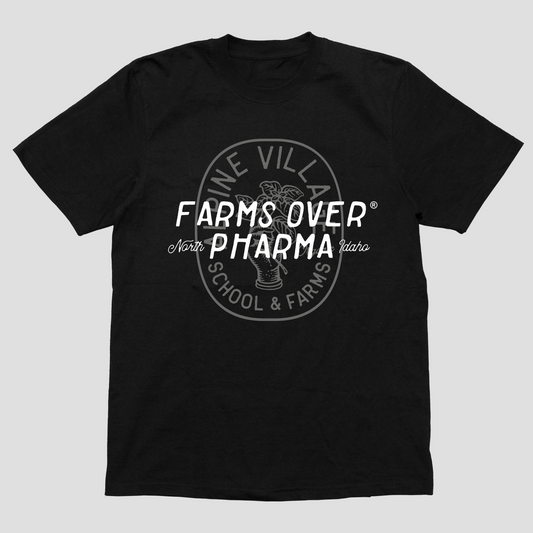 Farms Over Pharma T-Shirt (Black)