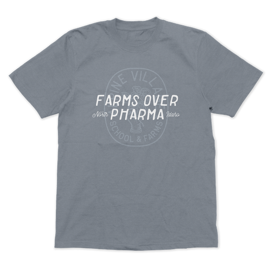 FARMS OVER PHARMA T-SHIRT (GRANITE)