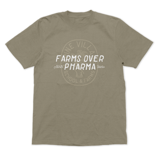 FARMS OVER PHARMA T-SHIRT (SAND)