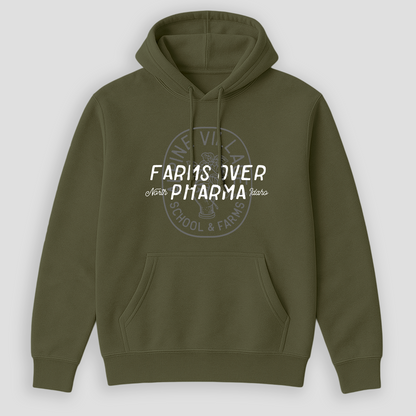 Farms Over Pharma Hoodie (Army Green)
