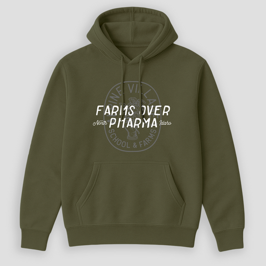 Farms Over Pharma Hoodie (Army Green)