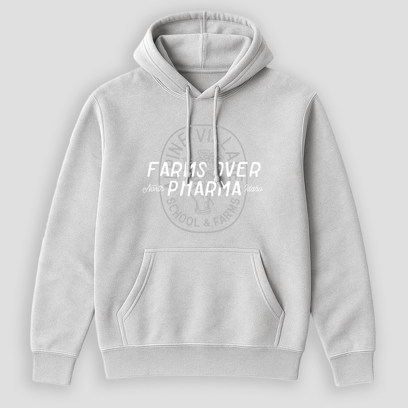 FARMS OVER PHARMA HOODIE (SMOKE)
