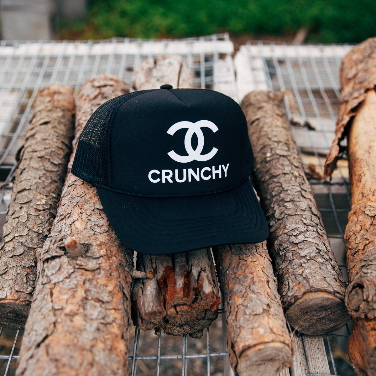 Crunchy Trucker Hat (Black)