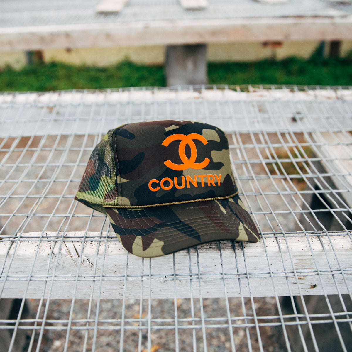 Country Trucker Hat (Forest/Camo)
