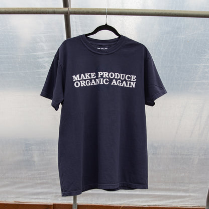 Make Produce Organic Again T-Shirt (Navy)