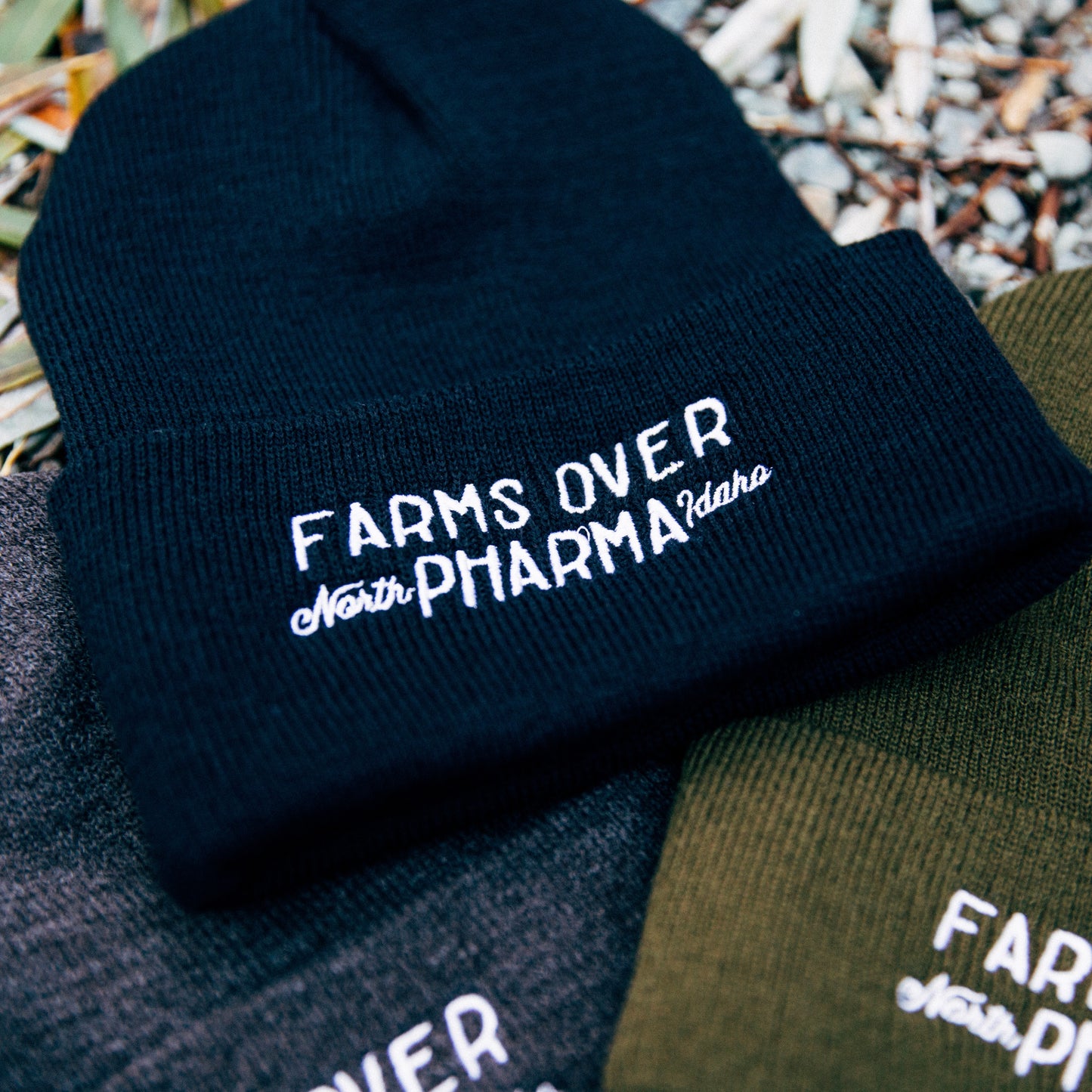 FARMS OVER PHARMA BEANIE (BLACK)