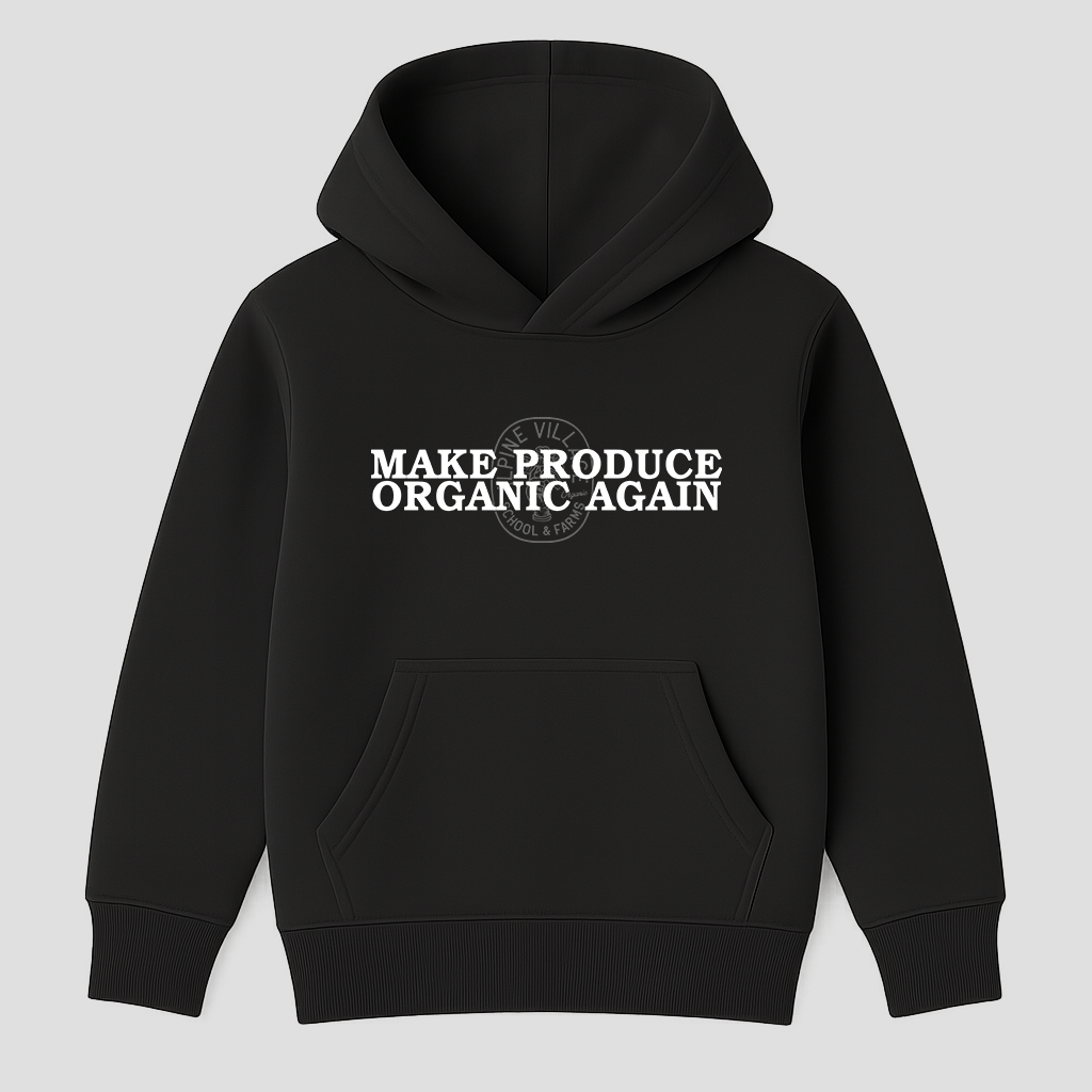 Make Produce Organic Again Hoodie - Kids (Black)