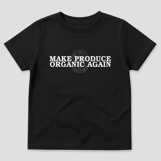 Make Produce Organic Again T-Shirt - Kids (Black)